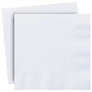 Servetter - Vita - 20-pack