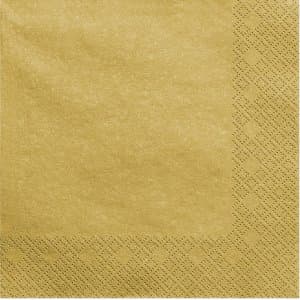 Servetter - Guld - 20-pack
