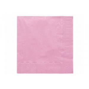 Servetter - Ljusrosa - 20-pack