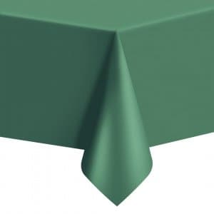 Bordsduk - Plast - Mörkgrön - ca 1,4 x 2,7m