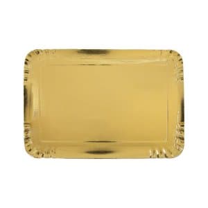 Serveringsfat - Metallic - Guld - 5-pack