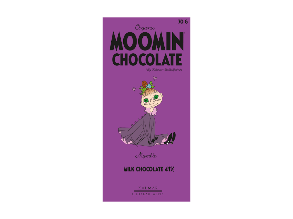Organic Moomin Chocolate Mymble - Ren ljus choklad 41%